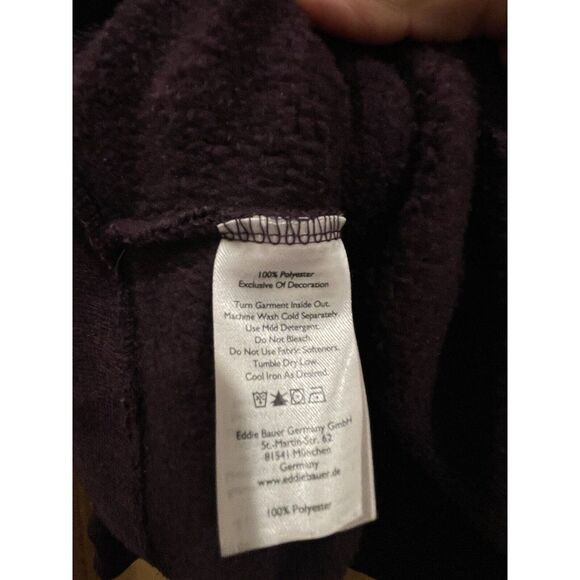 Eddie Bauer 2X Dark Purple  long sleeve round collar sweater - Picture 4 of 4